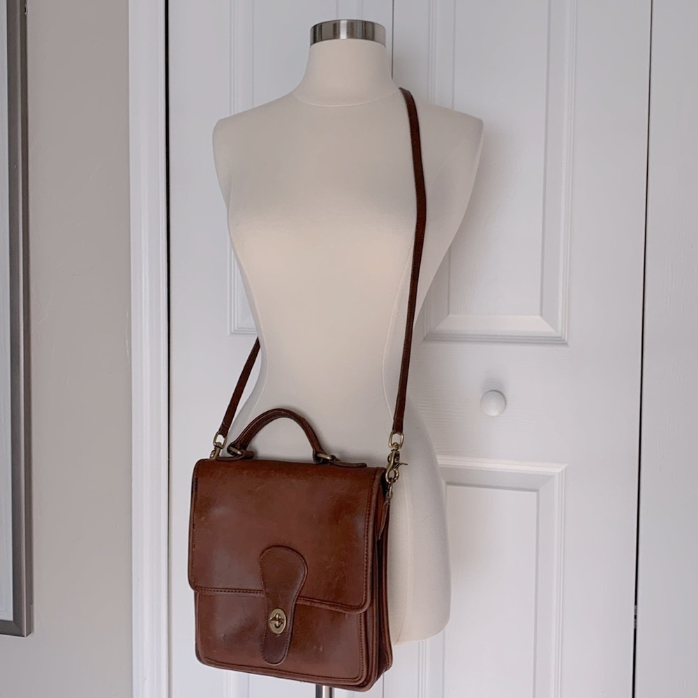 Coach Brown Leather Satchel